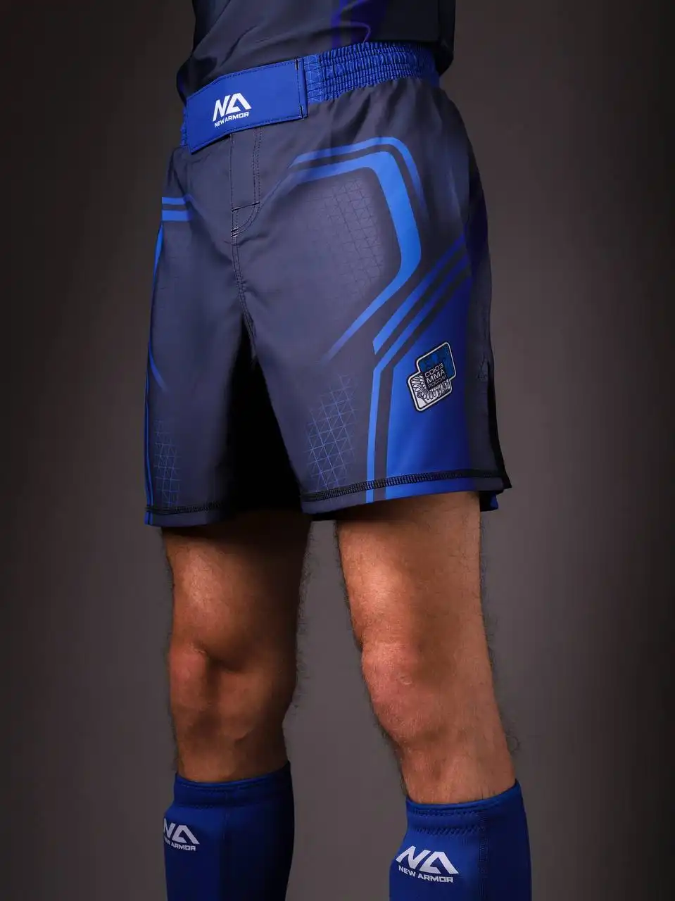 Шорты NEW ARMOR СОЮЗ ММА (M, Синий)
