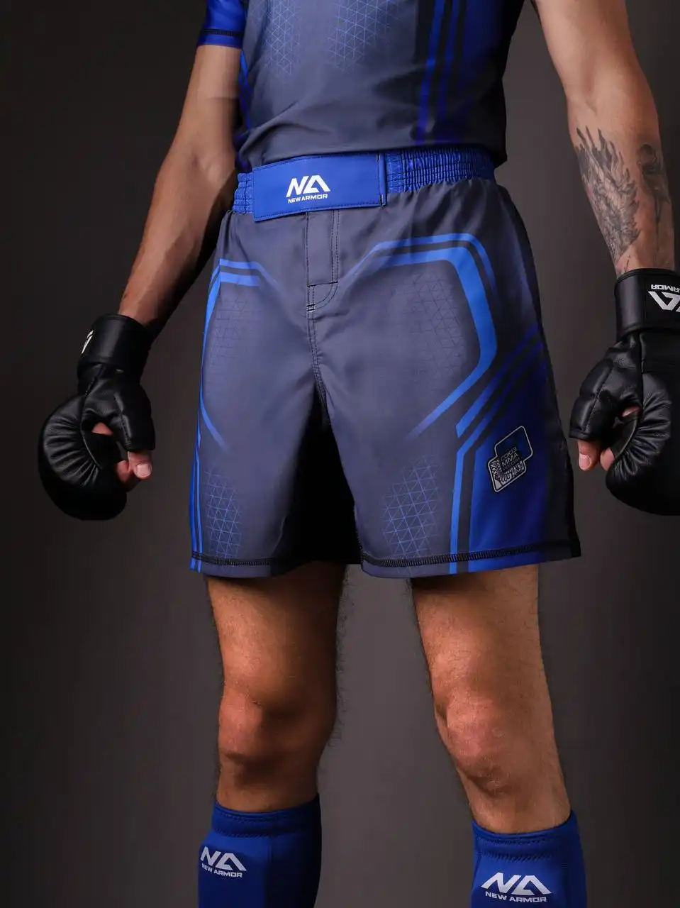 Шорты NEW ARMOR СОЮЗ ММА (M, Синий)