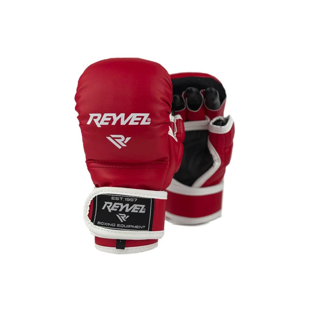 Перчатки ММА тренировочные (M, Красный)