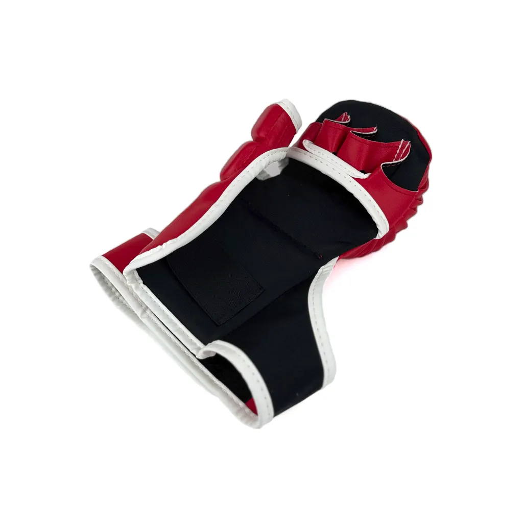 Перчатки ММА тренировочные (M, Красный)