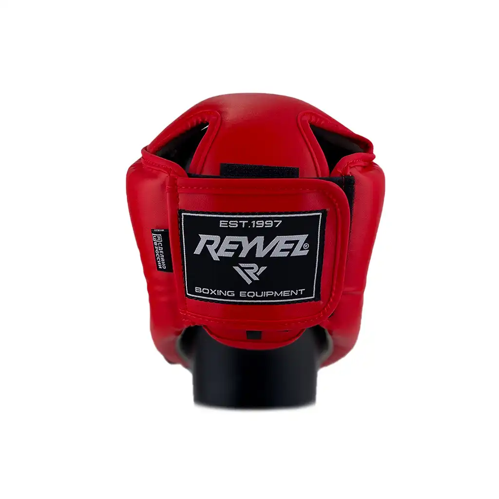 Шлем боксёрский винил (L, Красный)