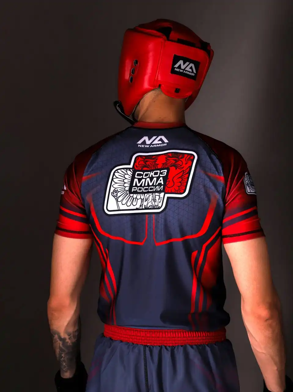 Рашгард NEW ARMOR СОЮЗ ММА (M, Красный)