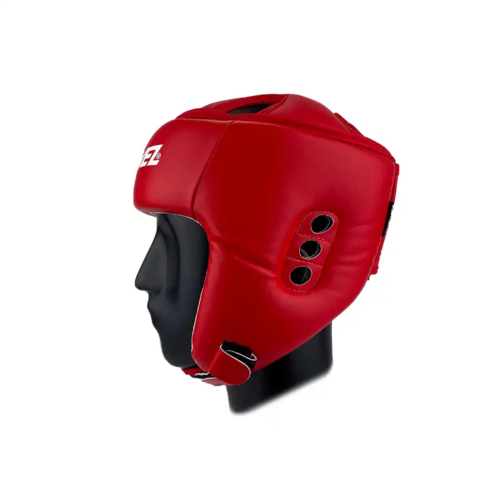 Шлем боксёрский винил (L, Красный)