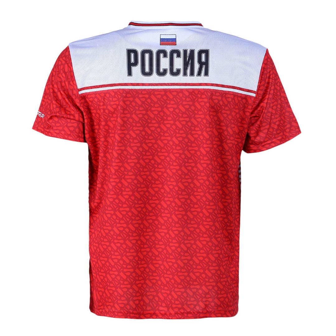 Футболка спортивная КИКБОКСИНГ (S, Красный)