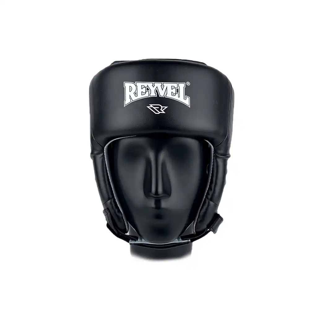 Шлем боксёрский RV-302 (L, Черный)