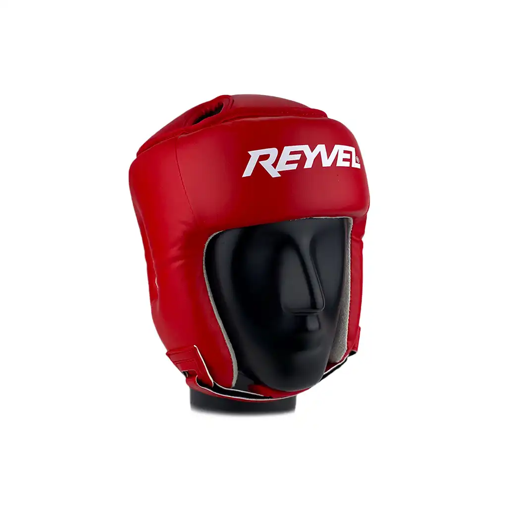 Шлем боксёрский винил (L, Красный)