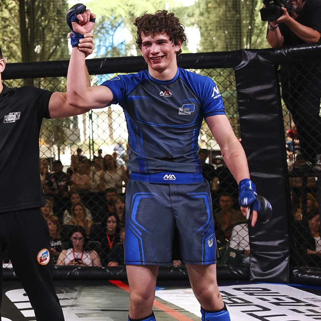 Рашгард NEW ARMOR СОЮЗ ММА детский (14 лет, Синий)