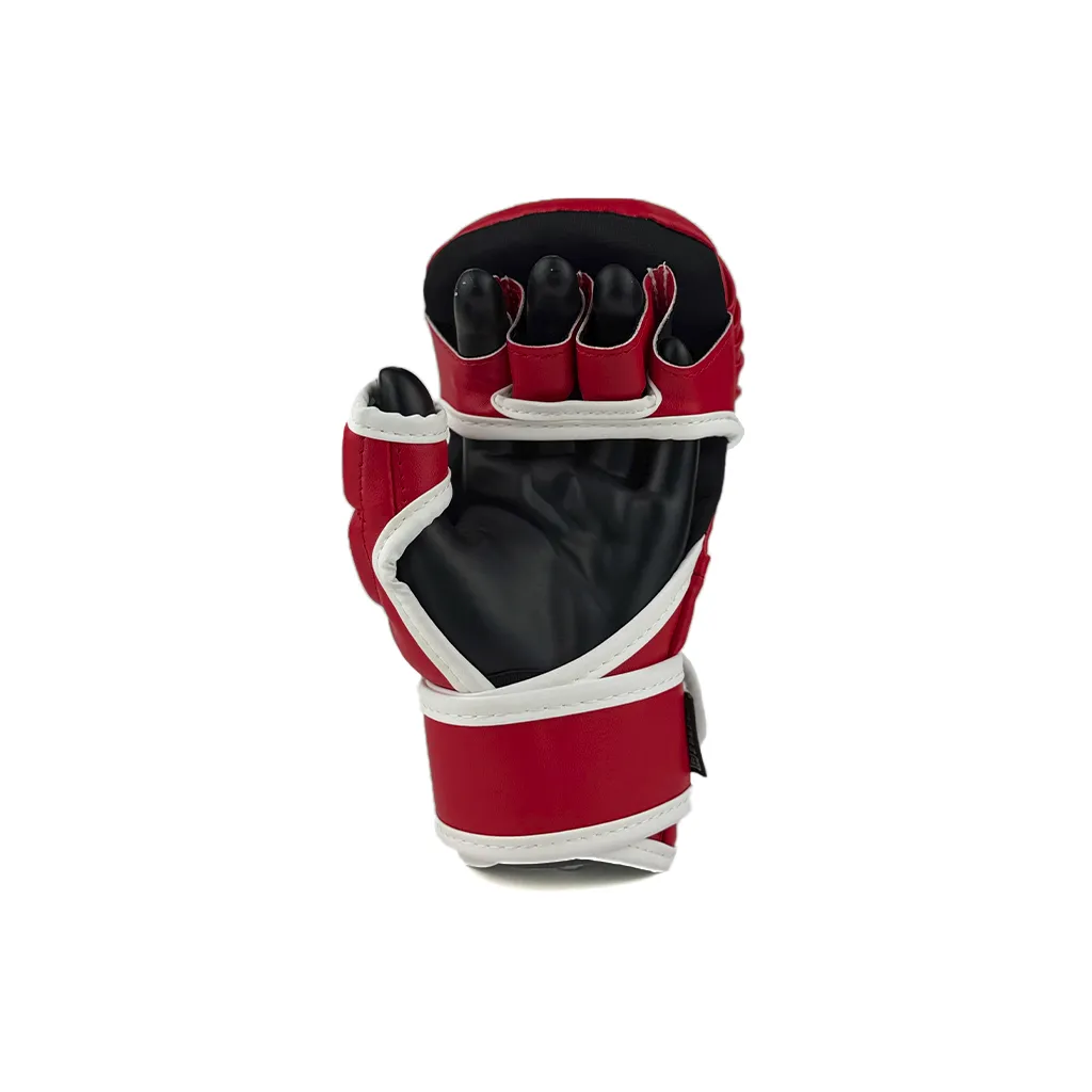 Перчатки ММА тренировочные (M, Красный)