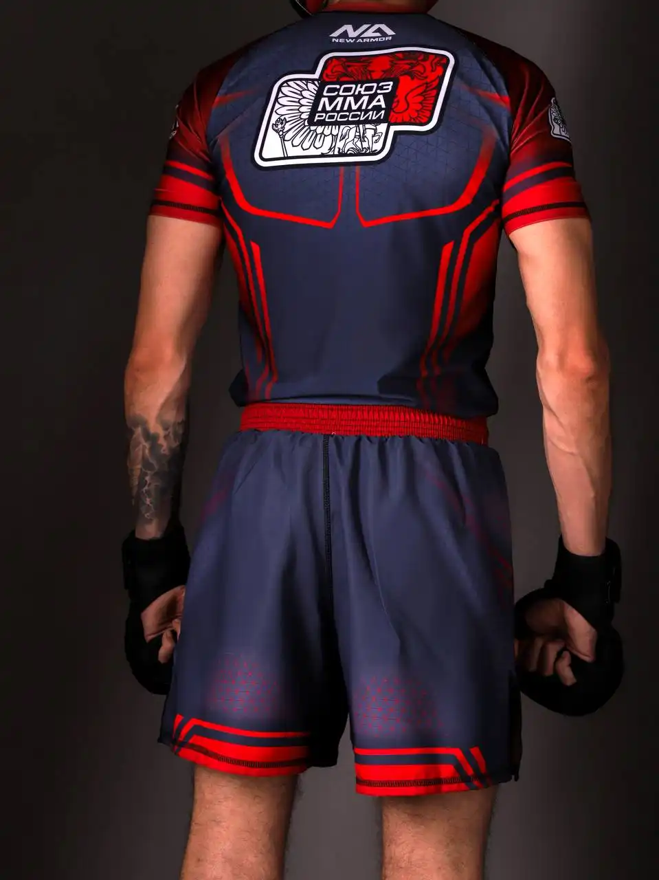 Шорты NEW ARMOR СОЮЗ ММА (M, Красный)