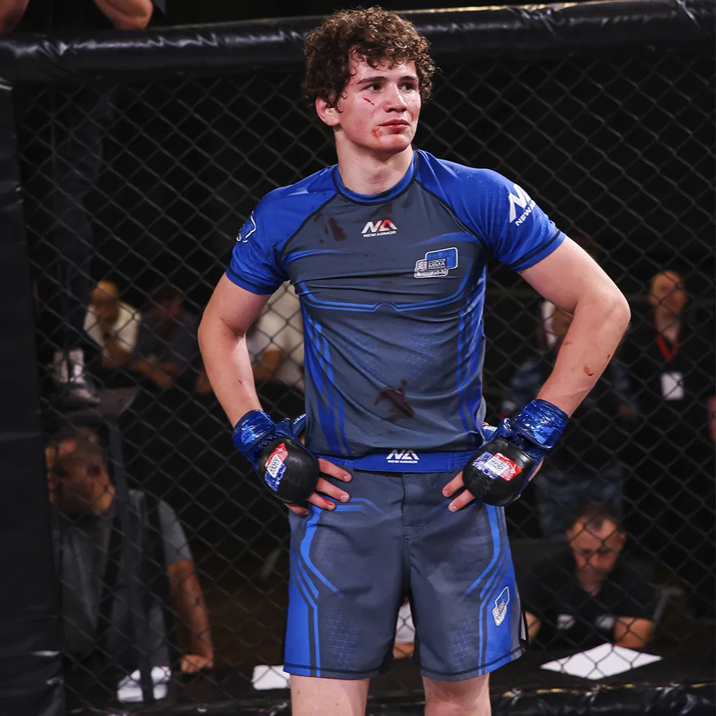 Рашгард NEW ARMOR СОЮЗ ММА детский (14 лет, Синий)