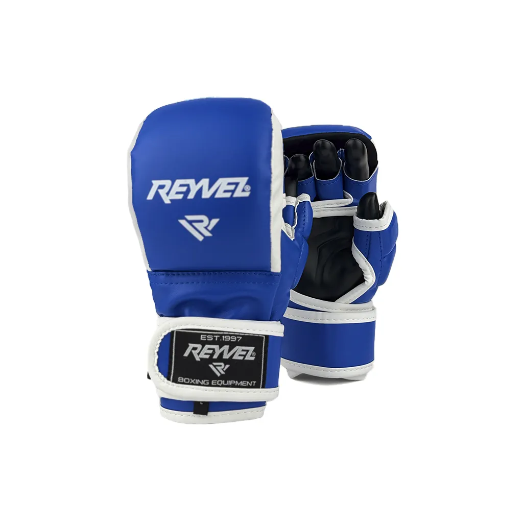 Перчатки ММА pro training (L, Синий)