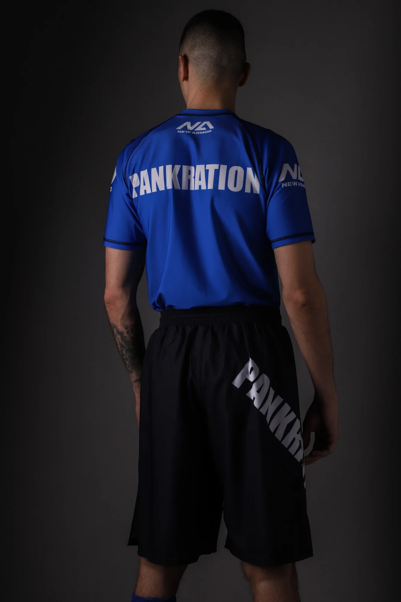 New Armor-Рашгард Панкратион (Детский) (14 лет, Синий)